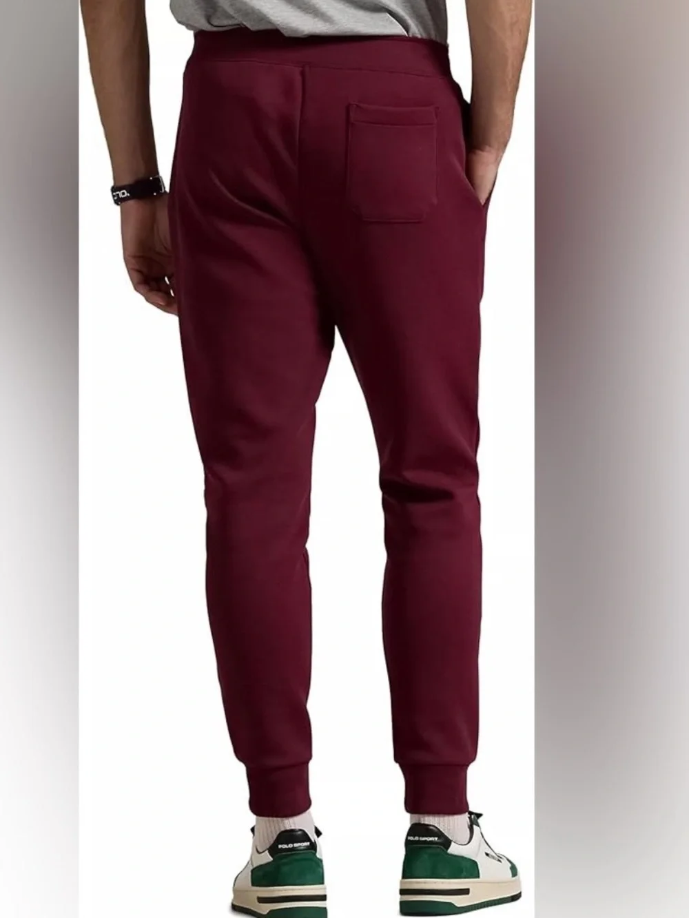 Polo Ralph Lauren Men's Double Knit Jogger Pants size Medium maroon